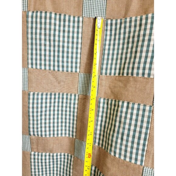 COPY - Quilted Sewn Patchwork Plaids Checker Canvas Fabric  54" W x 5 yards lot - Picture 9 of 12